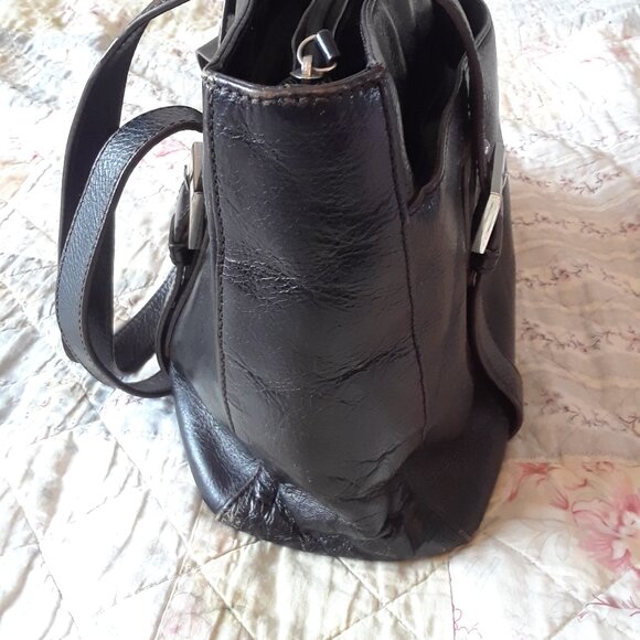 Vintage Etienne Aigner Leather Shoulder Bag - Picture 11 of 16